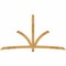 Ekena Millwork Davenport Rough Sawn Timber Gable Bracket, Western Red Cedar, 108"W x 58"H x 2"D x 4"F, 13/12 Pitch GBW108X58X0204DAV00RWR - alternate 1